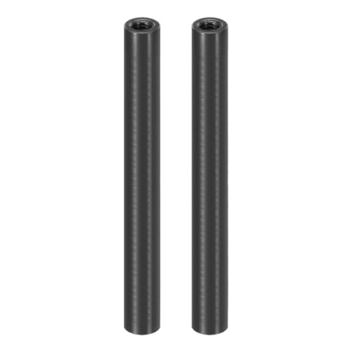 PATIKIL 2 Stk M3 Distanzhülsen Aluminium Abstandshalter 3mm ID x 5mm OD x 55mm L Unterlegscheiben Rund Gewindeabstandshülsen für Schrauben Bolzen für PCB Mainboard RC Auto Drohnen Schwarz PATIKIL 2 Stk M3 Distanzhülsen Aluminium Abstandshalter 3mm ID x 5mm OD x 55mm L Unterlegscheiben Rund Gewindeabstandshülsen für Schrauben Bolzen für PCB Mainboard RC Auto Drohnen Schwarz von PATIKIL