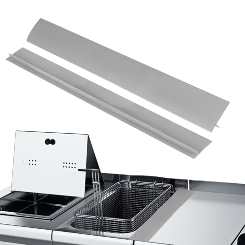 PATIKIL 2 Stück Lückenabdeckung für Herd, 63.5cm/25 Zoll Silikon-Ofen Spaltabdeckung Hitzebeständige Spalten Abdichtungsstreifen für Kochfeldöfen Arbeitsplatte, Grau von PATIKIL