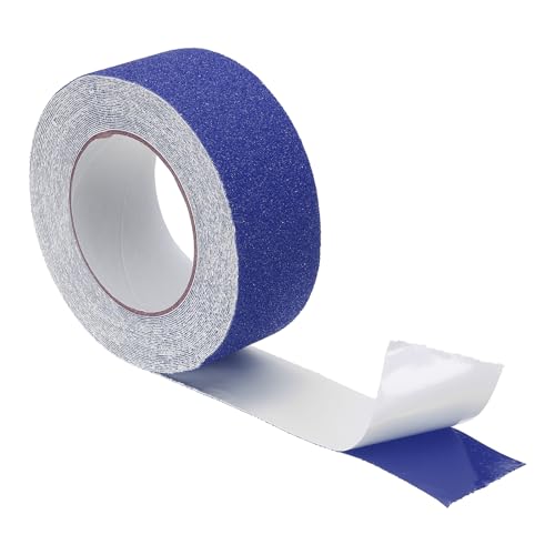 PATIKIL 2 Zoll x 33 Fuß Rutschfestes Klebeband, Antirutsch klebeband, Sicherheitsband für Treppenstufen, Roller-Deck, Blau. von PATIKIL