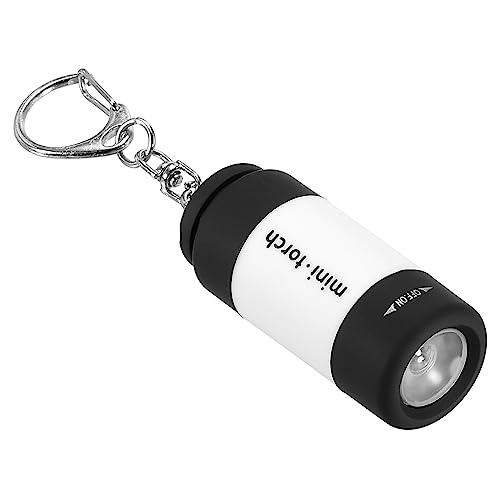 PATIKIL 2.1" Mini Wiederaufladbar LED Schlüsselkette Blitzlicht EDC Tragbar Klein Taschenlampe mit USB Ladung für Tägliche Nutzung Weiß PATIKIL 2.1" Mini Wiederaufladbar LED Schlüsselkette Blitzlicht EDC Tragbar Klein Taschenlampe mit USB Ladung für Tägliche Nutzung Weiß von PATIKIL
