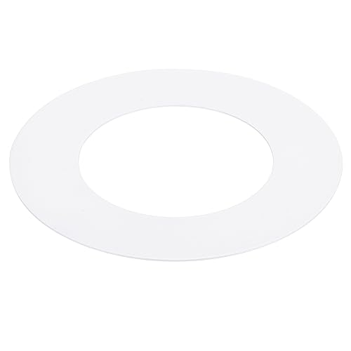 PATIKIL 2.76" ID 4.53" AD Bummelringe für Deckenleuchte Glanz Weiß Scheinwerfer Ring Beleuchtung für Decke Wand Einbaudose Deckenlampen von PATIKIL