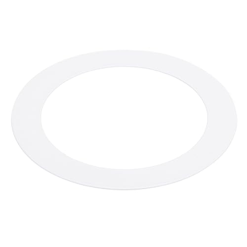 PATIKIL 2.99" ID 5.31" AD Goof Ringe für Einbau Licht Weiß Goof Metall Trimmen Ring Beleuchtung Leuchte für Decken Wand Einbau Einbaulampen von PATIKIL