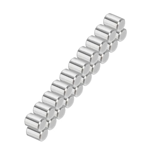 PATIKIL 20 Stück 304 Edelstahlstifte Zylinderstifte 5 x 5 mm, Passstifte Dübelstift Regalstifte Metallstifte Unterstützen Hardware für Metallgeräte Möbelinstallation Positionierung von PATIKIL