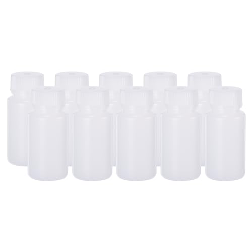 PATIKIL 20 Stück 60ml Reagenzgläser, HDPE Weithals-Rundflaschen mit Schraubverschluss für die Lagerung von Laborwasser, Reagenzien, undurchsichtiges Weiß PATIKIL 20 Stück 60ml Reagenzgläser, HDPE Weithals-Rundflaschen mit Schraubverschluss für die Lagerung von Laborwasser, Reagenzien, undurchsichtiges Weiß von PATIKIL
