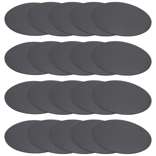 PATIKIL 20 Stück Gummi Unterlegscheiben,Durchmesser 100mm Hoch 1.5mm Gummidichtung Rund, Schalldämpfung Gummiringe Flachdichtung für KFZ-Bereich, Motorradmontage von PATIKIL