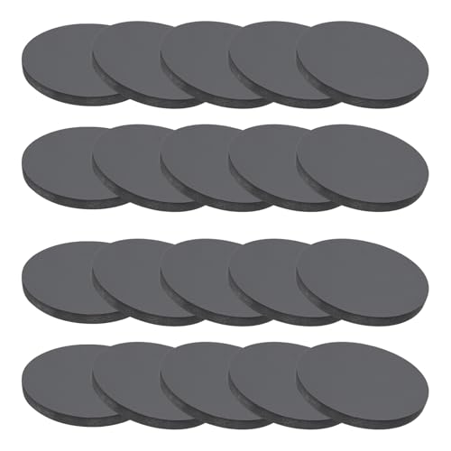 PATIKIL 20 Stück Gummi Unterlegscheiben,Durchmesser 65mm Hoch 6mm Gummidichtung Rund, Schalldämpfung Gummiringe Flachdichtung für KFZ-Bereich, Motorradmontage von PATIKIL