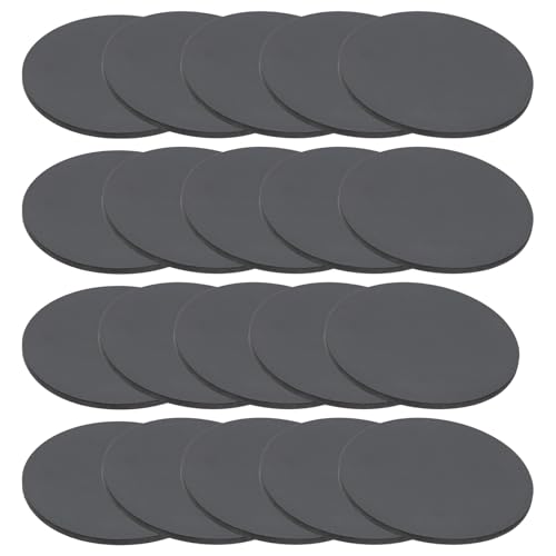PATIKIL 20 Stück Gummi Unterlegscheiben,Durchmesser 85mm Hoch 3mm Gummidichtung Rund, Schalldämpfung Gummiringe Flachdichtung für KFZ-Bereich, Motorradmontage von PATIKIL
