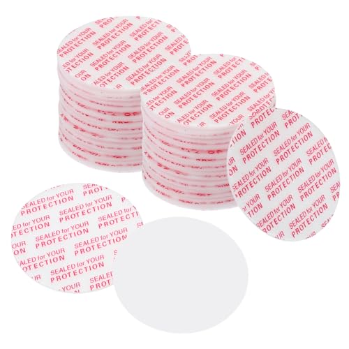 PATIKIL 200 Stück 38mm druckempfindliche Liner, PS-Schaumstoff Dichtungen Sicherheit Tamper wasserdichte Versiegelung Kappeneinlagen für Canning Flasche Jar Deckel,Rot Weiß PATIKIL 200 Stück 38mm druckempfindliche Liner, PS-Schaumstoff Dichtungen Sicherheit Tamper wasserdichte Versiegelung Kappeneinlagen für Canning Flasche Jar Deckel,Rot Weiß von PATIKIL