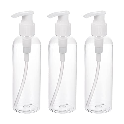 PATIKIL 200mL Luftlos Pumpflasche 3Pack Tragbar Nachfüllbar Behälter für Reisen Klar PATIKIL 200mL Luftlos Pumpflasche 3Pack Tragbar Nachfüllbar Behälter für Reisen Klar von PATIKIL