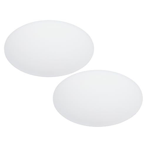 PATIKIL 203,5 mm Acryl Lampenschirm, 2 Stück 1,7 mm dicke runde Diffusorplatte für Trommel-Lampenschirme, Pendelleuchten, DIY-Lichtschutz, transluzentes Weiß von PATIKIL