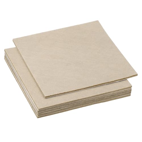 PATIKIL 205x205mm Filzgleiter Selbstklebend, 6 Pack 3mm Dicke Filzgleiter für Stühle Quadratische Weiche Selbstklebend rutschfeste Kratzfeste Filzunterlage für Lampen Möbel, Beige PATIKIL 205x205mm Filzgleiter Selbstklebend, 6 Pack 3mm Dicke Filzgleiter für Stühle Quadratische Weiche Selbstklebend rutschfeste Kratzfeste Filzunterlage für Lampen Möbel, Beige von PATIKIL