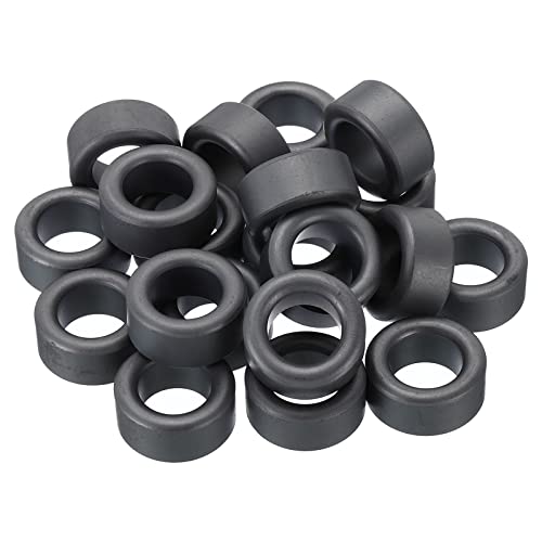 PATIKIL 20Stk Ferrite Toroid Kern Toroid Kern 1" ADx0.6" IDx0.5" H Ferrite Ringe Transformator Ferrite Toroid Kerne für EMI/RFI Filtern Schwarz von PATIKIL