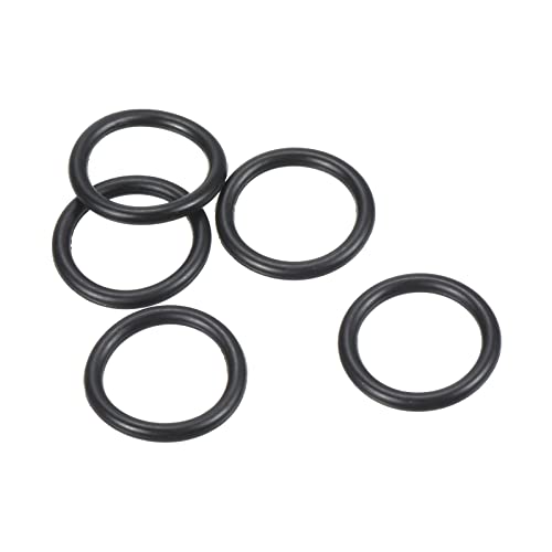 PATIKIL 20Stk Nitrilgummi O-Ringe 20mm AD 16mm ID 2mm Breite Metrische Dichtung für Wasserhahn Klempnerarbeit Autoreparatur Schwarz von PATIKIL