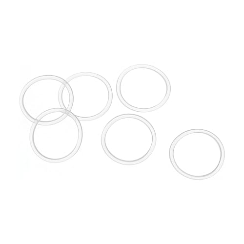 PATIKIL 20mm AD x 1.5mm Breite Silikon O-Ringe 40 Pack VMQ Metrisch Dichtungsringe für Wasserhähne Rohrleitung Reparatur Weiß von PATIKIL