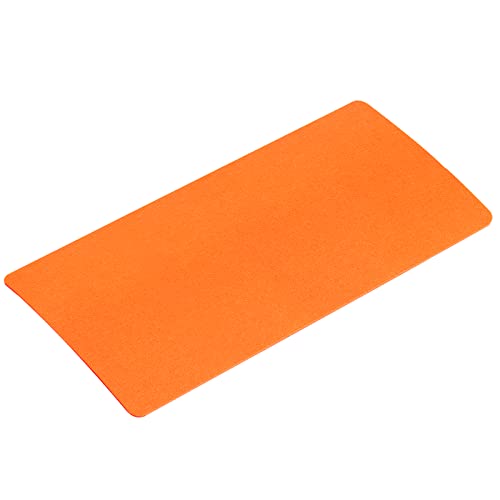 PATIKIL 24x12" Schreibtisch Mattenschutz Doppel Seite Weich Glatte Mauspad Schreibmatte für Büro Haus Orange von PATIKIL