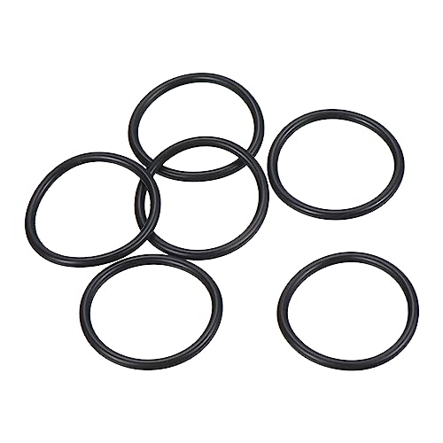 PATIKIL 25Stk Dichtungsringe O-Ringe Gummidichtung 27mm AD 23mm ID 2mm Dicke Nitrilgummi Unterlegscheibe Dichtungssatz Gummischeiben für Auto Klimaanlage Wasserhahn Rohr Schwarz von PATIKIL