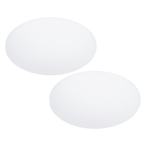 PATIKIL 267 mm Durchmesser Lampenschirm Diffusor 2 Stück 2mm dicke runde Diffusorplatte für Trommel-Lampenschirme Pendelleuchten DIY-Lichtschutz mattweiß von PATIKIL