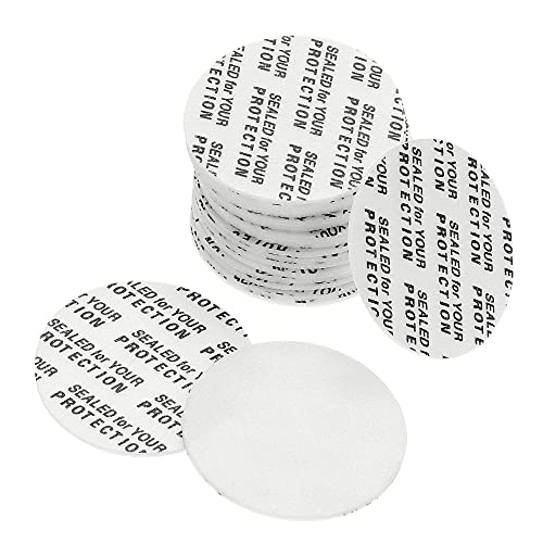 PATIKIL 27mm/1.06" 150Pack Schaumstoff Deckel PS Schaumfeste Manipulationssiegel für Flaschendeckeln Verschlüsse von PATIKIL