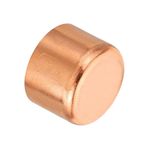 PATIKIL 28.1mm(1.11") ID Kupfer Leitung Ende Kappe Kupfer Fitting Kappe Schweiß Stecker Lötmittel Anschluss für Klempnerei HVAC Klimagerät von PATIKIL