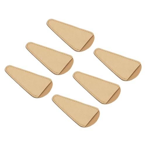 PATIKIL 29"x15" PU-Lederschere-Hülle 6er-Pack Scherenschutzabdeckung tragbare Sammeltaschen zum Schutz von Augenbrauen-Schönheitswerkzeugen Gold von PATIKIL