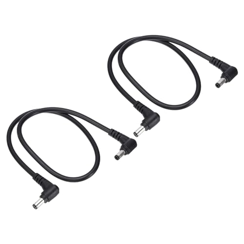 PATIKIL 2Ft 5,5 x 2,1 mm Männlich zu Männlich DC-Stromkabel, 2 Stück 18AWG Drahtadapter 90-Grad-Winkel-Steckverbinderkabel für LED-Streifen DVR-Router Überwachungskamera. PATIKIL 2Ft 5,5 x 2,1 mm Männlich zu Männlich DC-Stromkabel, 2 Stück 18AWG Drahtadapter 90-Grad-Winkel-Steckverbinderkabel für LED-Streifen DVR-Router Überwachungskamera. von PATIKIL