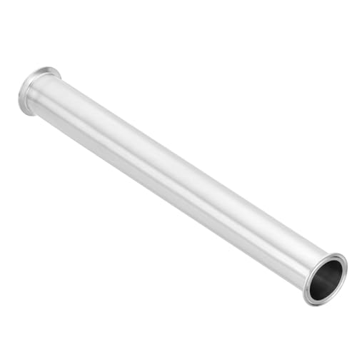 PATIKIL 2in OD Tri Clamps Rohr, Sanitär Tri Clamps Spool Rohr mit 2 1/2in Ferrule Enden Sanitär Abgasrohr Rohrflansch Ferrule 304 Edelstahl für Brauerei, 400mm/15.75in L PATIKIL 2in OD Tri Clamps Rohr, Sanitär Tri Clamps Spool Rohr mit 2 1/2in Ferrule Enden Sanitär Abgasrohr Rohrflansch Ferrule 304 Edelstahl für Brauerei, 400mm/15.75in L von PATIKIL