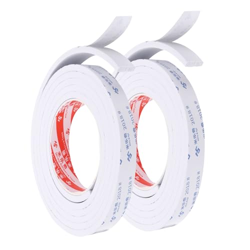 PATIKIL 2m/6.6ft Dichtungs-Schaumband, 2er Pack 2cm Breit 5mm Dick Einseitiges Wetterstreifen Türdichtungsstreifen für Fenster- und Türisolierung, Weiß PATIKIL 2m/6.6ft Dichtungs-Schaumband, 2er Pack 2cm Breit 5mm Dick Einseitiges Wetterstreifen Türdichtungsstreifen für Fenster- und Türisolierung, Weiß von PATIKIL