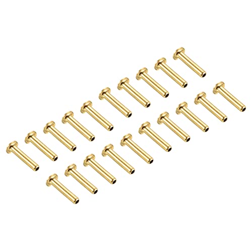 PATIKIL 2mm 20Pack Rohr Messing Kompression Verschraubung Einsatz Rohr Stütze Kompression Manschette Fitting von PATIKIL