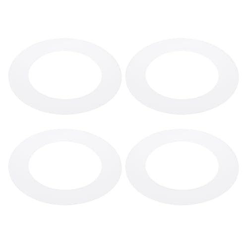 PATIKIL 3,2" ID 4,9" OD Kunststoff-Trimring, 4 Stück Deckenleuchte Goof Ringe Matte Runde Lichtabdeckung Beleuchtungskörper für Decken- und Wand-Einbauleuchten, Transparentes Mattweiß PATIKIL 3,2" ID 4,9" OD Kunststoff-Trimring, 4 Stück Deckenleuchte Goof Ringe Matte Runde Lichtabdeckung Beleuchtungskörper für Decken- und Wand-Einbauleuchten, Transparentes Mattweiß von PATIKIL