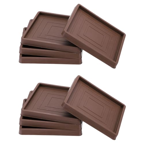 PATIKIL 3,5-Zoll-Gummimöbel-Pads, 8er-Pack rutschfeste Möbel-Untersetzer Quadratische Anti-Rutsch-Möbelrollenbecher Möbelfüße Untersetzer für Bettsofa-Stopper, Braun PATIKIL 3,5-Zoll-Gummimöbel-Pads, 8er-Pack rutschfeste Möbel-Untersetzer Quadratische Anti-Rutsch-Möbelrollenbecher Möbelfüße Untersetzer für Bettsofa-Stopper, Braun von PATIKIL
