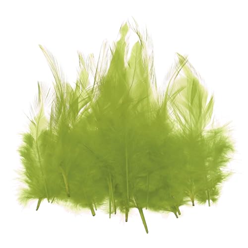 PATIKIL 3-5 Zoll Hahnenfedern, 100er Packung Naturfedern für Basteln Bunte Flauschige Bastelfedern für Traumfänger Handarbeit Kleidung Kostüme Hochzeit, Grün PATIKIL 3-5 Zoll Hahnenfedern, 100er Packung Naturfedern für Basteln Bunte Flauschige Bastelfedern für Traumfänger Handarbeit Kleidung Kostüme Hochzeit, Grün von PATIKIL