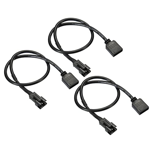 PATIKIL 3 Pin 5V 30cm Hauptplatine Schnittstelle zu SM3P Stecker 3Pack Adapter Schwarz von PATIKIL