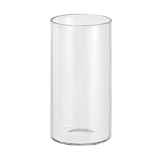 PATIKIL 3.9"x2" Klar Glas Zylinder Vase Tischplatte Blumen Vase Schwebende Kerze Halter Vase für Haus Dekor Hochzeit Mittelstücke Durchsichtig von PATIKIL