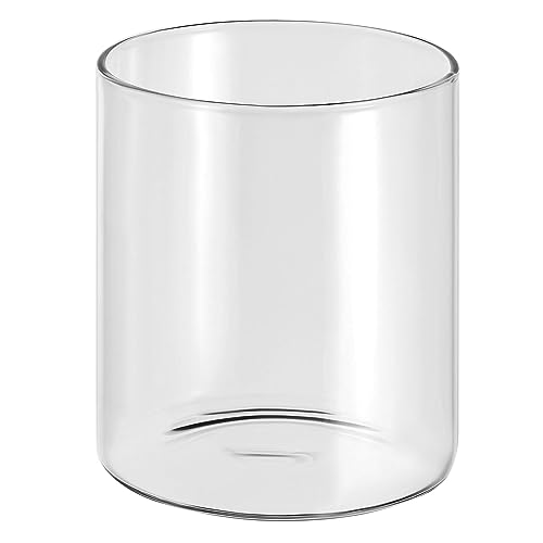 PATIKIL 3.9"x3.3" Klar Glas Zylinder Vase Tischplatte Blumen Vase Schwebende Kerze Halter Vase für Haus Dekor Hochzeit Mittelstücke Durchsichtig von PATIKIL