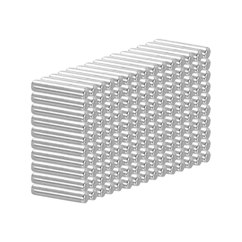 PATIKIL 304 Edelstahl-Dübelstift 1,5x8 mm (1/16" Durchmesser), 100 Stück gehärtete Metall-Dübelstifte Etagenbettstifte Stift-Ersatz-Hardware für Regal-Möbelmontage DIY von PATIKIL