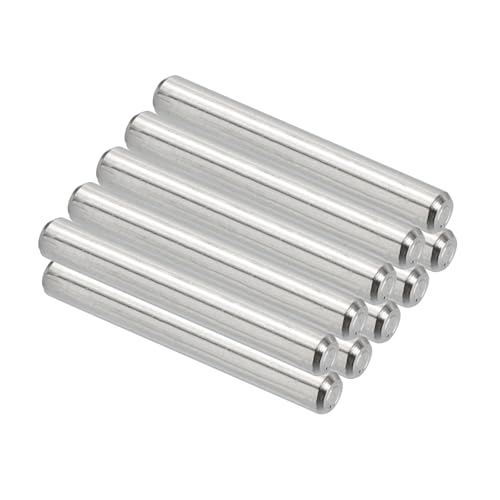 PATIKIL 304 Edelstahl Dübelstifte 4 x 30 mm, 10 Stück Metall Dübelstifte Regalstifte Regalstützen Etagenbett Befestigungselemente Hardware für Möbelbefestigungskomponenten PATIKIL 304 Edelstahl Dübelstifte 4 x 30 mm, 10 Stück Metall Dübelstifte Regalstifte Regalstützen Etagenbett Befestigungselemente Hardware für Möbelbefestigungskomponenten von PATIKIL