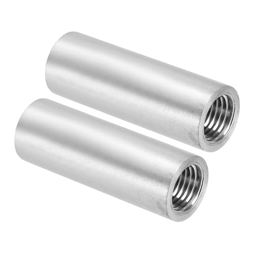 PATIKIL 304 Edelstahl Rohrverschraubung G1/4" x G1/4" Innengewinde, 2 Stück 2 Zoll/50 mm Länge Nippelguss Rohrkupplung Verbindungsstück von PATIKIL