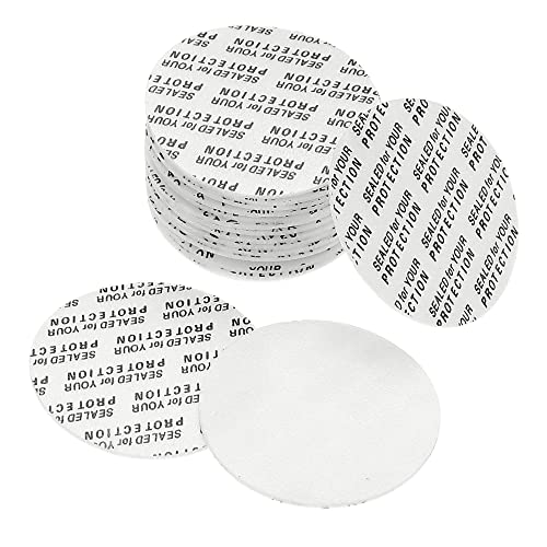 PATIKIL 35mm/1.38" 150Pack Schaumstoff Deckel PS Schaumfeste Manipulationssiegel für Flaschendeckeln Verschlüsse von PATIKIL