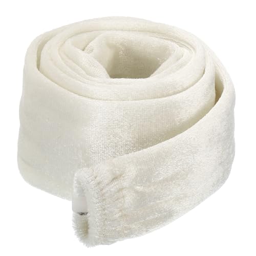 PATIKIL 39.4" Leuchterkette Abdeckung Ketten Schutz Hülle Waschbar mit Reissverschluss für Leuchter Beleuchtung Drähte Weiß von PATIKIL