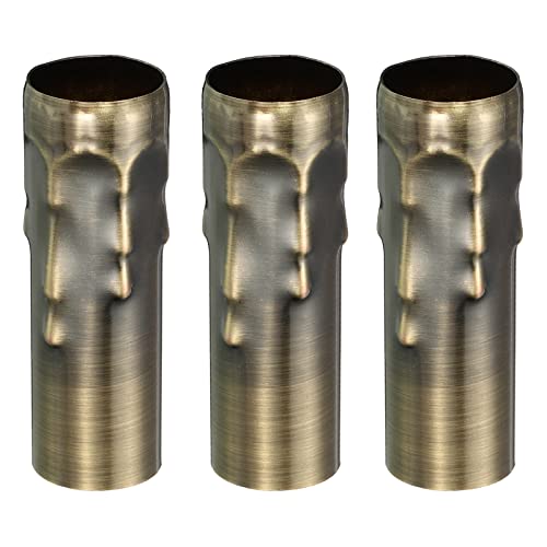PATIKIL 3Stk Kerze Steckdose Abdeckung 3.9" Kronleuchter Deckel Hülsen Basis Bronze PATIKIL 3Stk Kerze Steckdose Abdeckung 3.9" Kronleuchter Deckel Hülsen Basis Bronze von PATIKIL