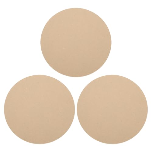 PATIKIL 3er Pack 11,8" 300mm Durchmesser Töpferscheiben ohne Löcher, 9mm 3/8" dicke runde Töpferscheiben-Systeme zum Töpfern von Ton Keramik Töpferscheiben-Zubehör, Braun PATIKIL 3er Pack 11,8" 300mm Durchmesser Töpferscheiben ohne Löcher, 9mm 3/8" dicke runde Töpferscheiben-Systeme zum Töpfern von Ton Keramik Töpferscheiben-Zubehör, Braun von PATIKIL