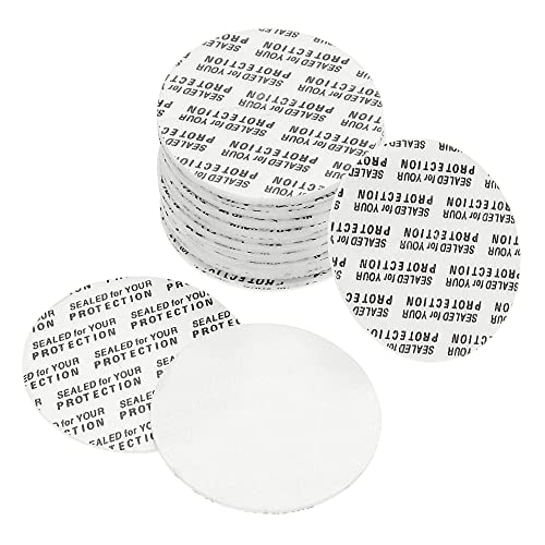 PATIKIL 40mm/1.57" 50Pack Schaumstoff Deckel PS Schaumfeste Manipulationssiegel für Flaschendeckeln Verschlüsse von PATIKIL