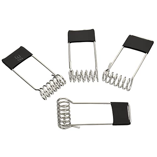 PATIKIL 40x16mm LED-Scheinwerfer Clip 30Pack Deckenleuchte Federklemme Scheinwerfer Haltefeder Leuchtdiode Einbauleuchte Halteklemme von PATIKIL