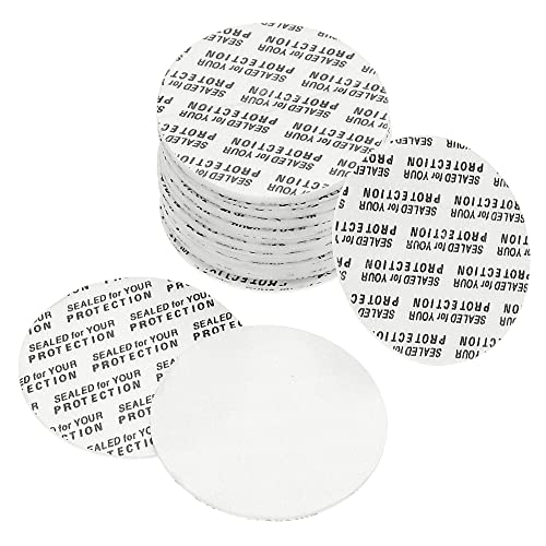 PATIKIL 48mm/1.89" 100Pack Schaumstoff Deckel PS Schaumfeste Manipulationssiegel für Flaschendeckeln Verschlüsse von PATIKIL