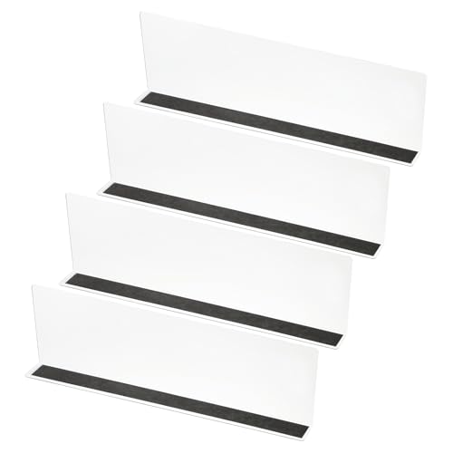 PATIKIL 4er-Pack Regal-Trenner für die Schrankorganisation, 15,8x1,6x4,8" Acryl Magnetische Schranktrenner Küchenschrankregale Unter-Bett-Blocker für Schlafzimmer Küche Büro, Transparent PATIKIL 4er-Pack Regal-Trenner für die Schrankorganisation, 15,8x1,6x4,8" Acryl Magnetische Schranktrenner Küchenschrankregale Unter-Bett-Blocker für Schlafzimmer Küche Büro, Transparent von PATIKIL