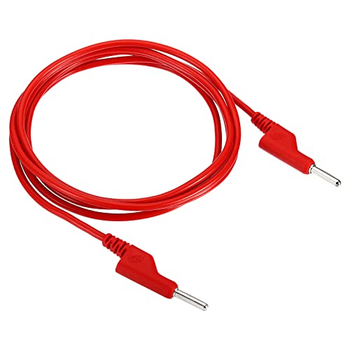 PATIKIL 4mm Bananenstecker zu Bananenstecker Messleitungen 4mm Außendurchm. Kupfer Flexibel Stapelbare Kabel Line Draht für Multimeter Elektrischer Test Jumper 2m / 6.56ft Rot PATIKIL 4mm Bananenstecker zu Bananenstecker Messleitungen 4mm Außendurchm. Kupfer Flexibel Stapelbare Kabel Line Draht für Multimeter Elektrischer Test Jumper 2m / 6.56ft Rot von PATIKIL