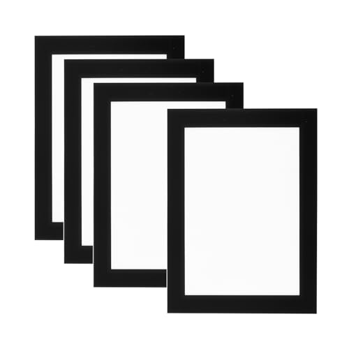 PATIKIL 4x6 Magnetischer Bilderrahmen, 4 Stück A6 Magnetischer Rahmen Magnetische Fotorahmen Selbstklebend Wiederverwendbar für Kühlschrank Fenster Wand, Schwarz PATIKIL 4x6 Magnetischer Bilderrahmen, 4 Stück A6 Magnetischer Rahmen Magnetische Fotorahmen Selbstklebend Wiederverwendbar für Kühlschrank Fenster Wand, Schwarz von PATIKIL