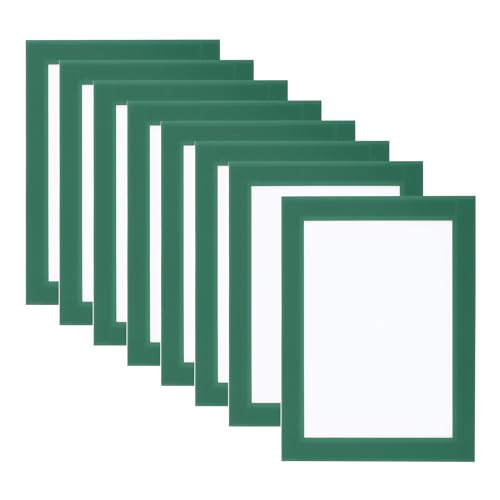 PATIKIL 4x6 Magnetischer Bilderrahmen, 8 Stück A6 Magnetischer Rahmen Magnetische Fotorahmen Selbstklebend Wiederverwendbar für Kühlschrank Fenster Wand, Grün PATIKIL 4x6 Magnetischer Bilderrahmen, 8 Stück A6 Magnetischer Rahmen Magnetische Fotorahmen Selbstklebend Wiederverwendbar für Kühlschrank Fenster Wand, Grün von PATIKIL
