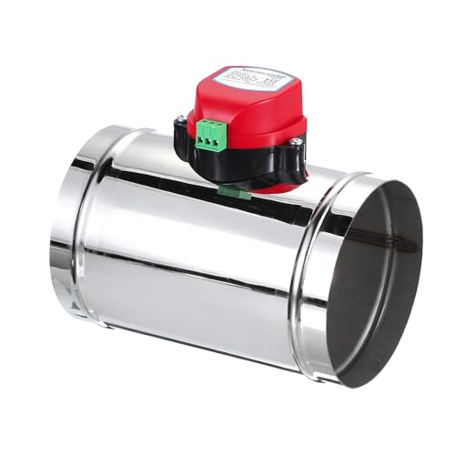 PATIKIL 5" Luftklappe, Edelstahl motorisierte einstellbare HVAC Volumenklappen Luftstrom Rücksperrklappe Steuerung für HVAC Luftausgleichssystem, AC 24V PATIKIL 5" Luftklappe, Edelstahl motorisierte einstellbare HVAC Volumenklappen Luftstrom Rücksperrklappe Steuerung für HVAC Luftausgleichssystem, AC 24V von PATIKIL