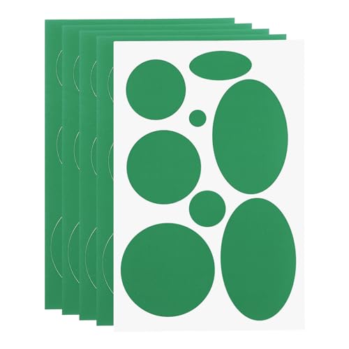 PATIKIL 5 Pack Reparatur Flicken Set Stoff Selbstklebende Flicken für Daunen Jacken Mützen Reparaturen Grün von PATIKIL